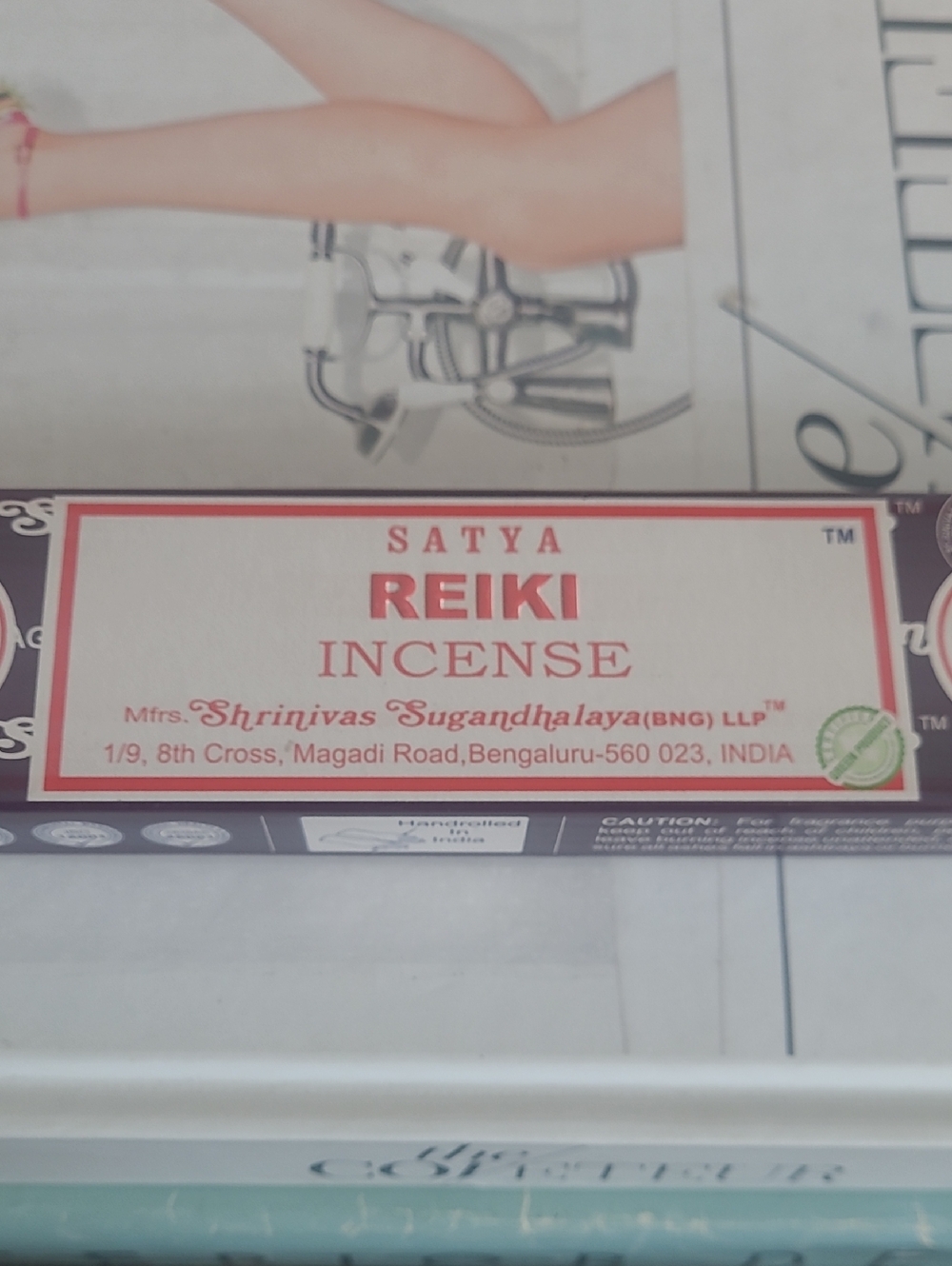 NWT SATYA REIKI INCENSE 12 PACK HANDROLLED IN INDIA - Picture 3 of 7